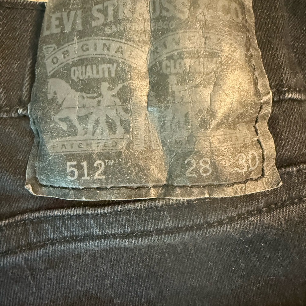 Levi’s Black Slim Jeans 28x30 – Men’s Wardrobe Essential